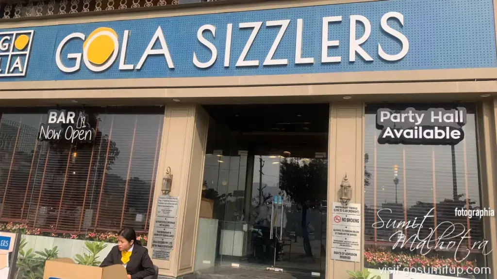 Entrance Of Gola Sizzlers Sector 29 Gurgaon