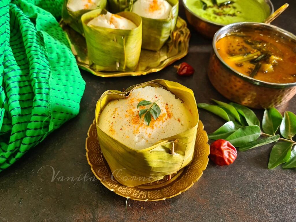 Banana Leaf Idlis