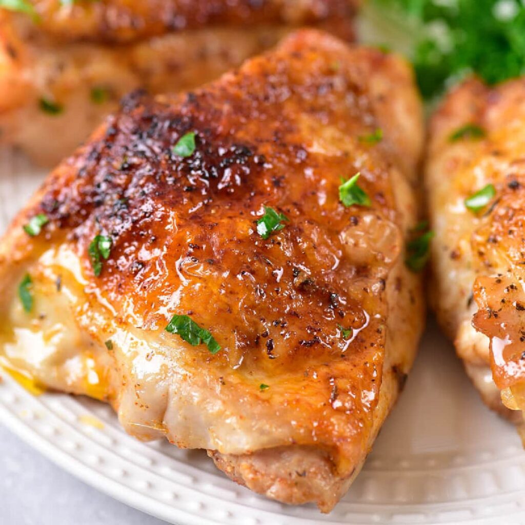 Air Fryer Chicken Thighs Recipe.