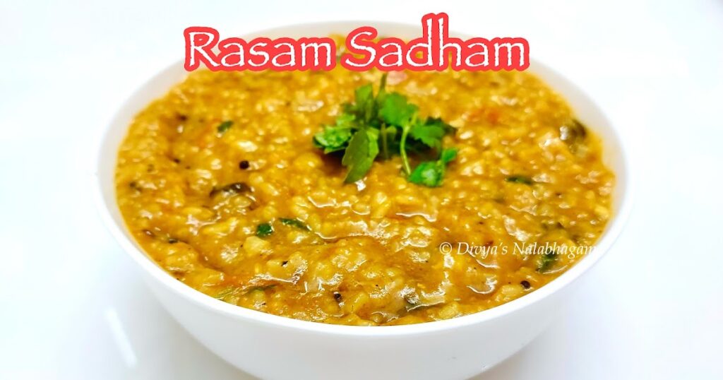 Rasam Sadham In Pressure Cooker